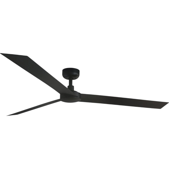 Ventilatore nero a pale da soffitto 39mq silenzioso