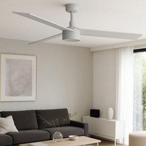 Ventilatore con luce da soffitto bianco 28mq