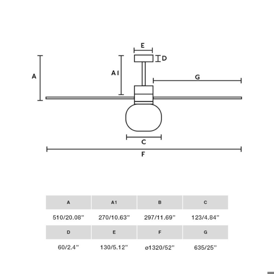 Ventilatore grigio a pale da soffitto con luce moderno 28mq
