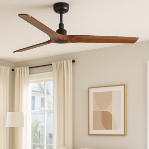 Ventilatore pale in legno da tetto silenzioso 28mq