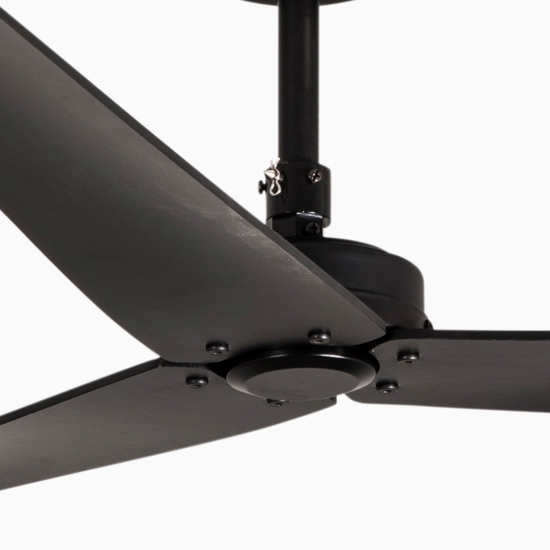 Ventilatore a soffitto 28mq con pale nero