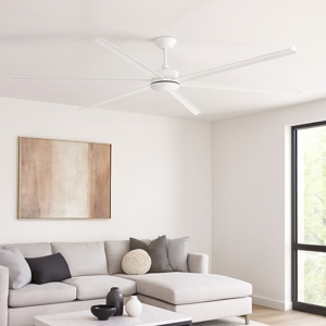 Ventilatore bianco da soffitto 39mq a pale