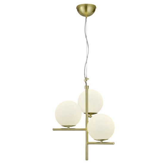 Lampadario oro ottone stile contemporaneo