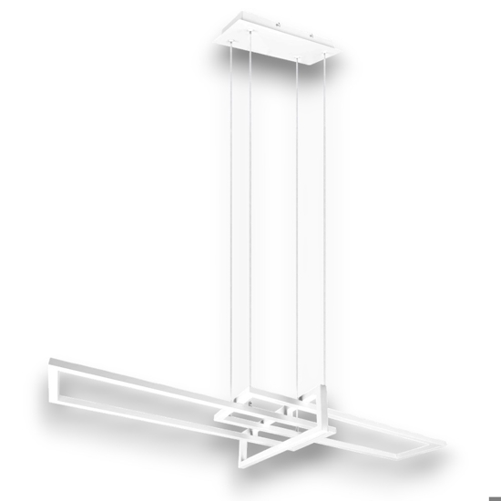Lampadario led 34w 4000k bianco dimmerabile per soggiorno