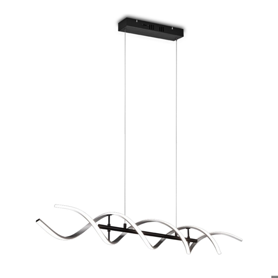 Lampadario da cucina moderna led da 2300k a 4000k colore argento