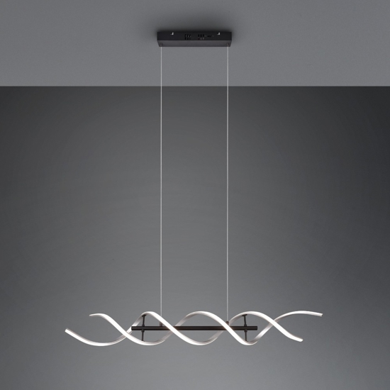 Lampadario da cucina moderna led da 2300k a 4000k colore argento