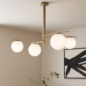 Lampadario per soggiorno sabbia top light boomerang