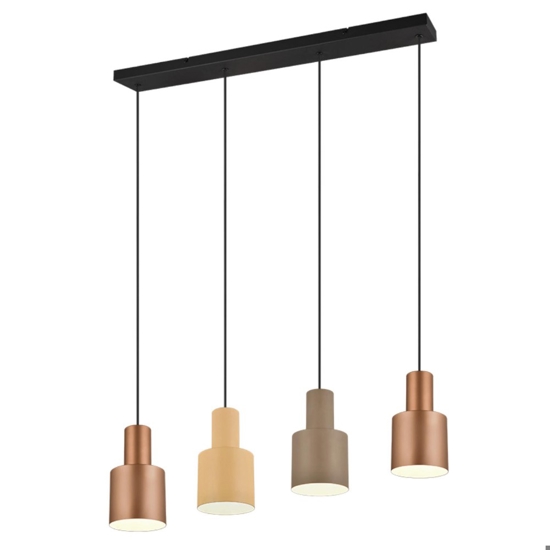Lampadario per tavolo da cucina multicolor