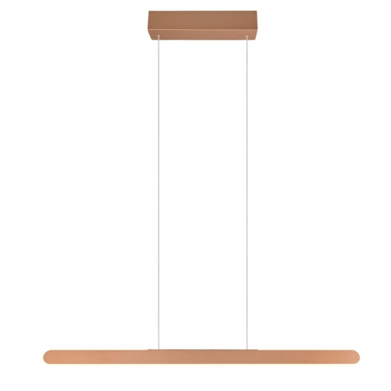Lampadario da cucina moderna marrone led 28w dimmerabile