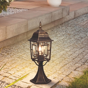 Lampioncino da giardino lanterna ruggine