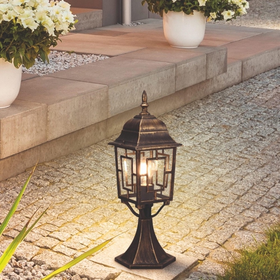 Lampioncino da giardino lanterna ruggine