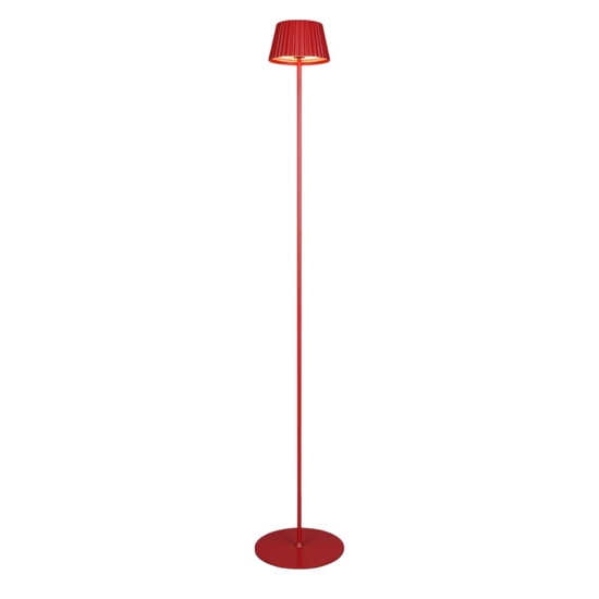 Piantana da esterno senza fili rossa led 3000k
