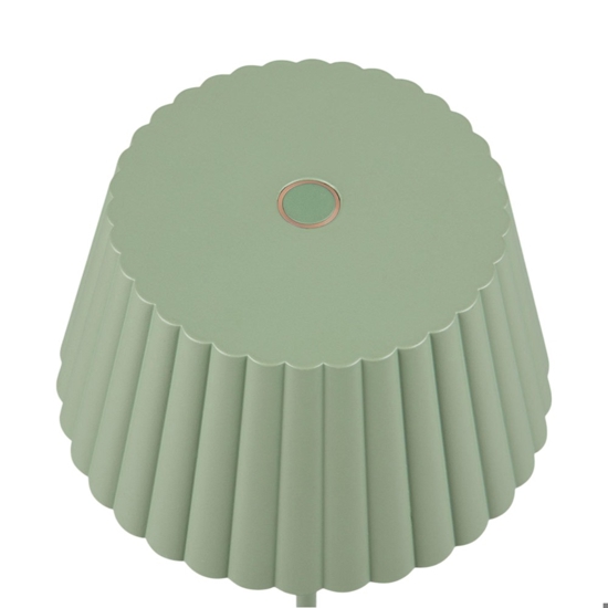 Piantana da esterno senza fili verde pistacchio 