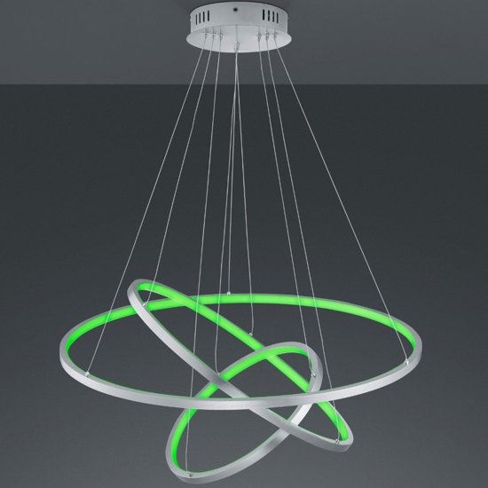Lampadario moderno intreccio led da 3000k a 6000k rgb