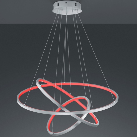 Lampadario moderno intreccio led da 3000k a 6000k rgb