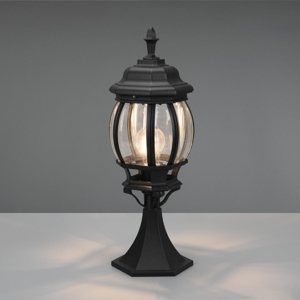 Lampioncino antico classico da giardino lanterna nero