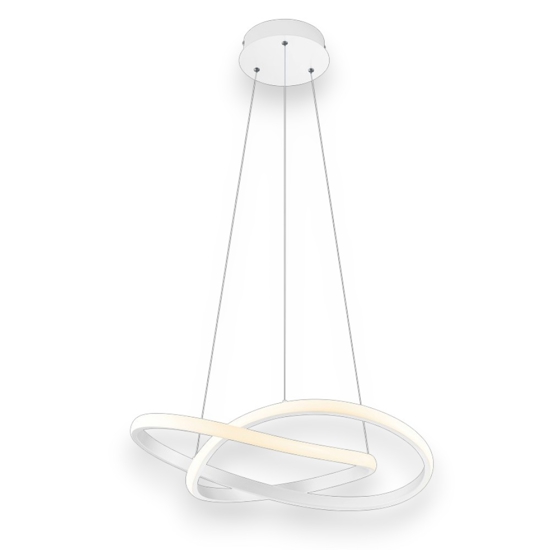 Lampadario moderno da salotto led 4000k cavi regolabili h150 cm max