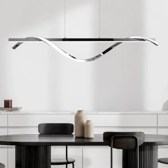 Lampadario da cucina moderna led 4000k dimmerabile