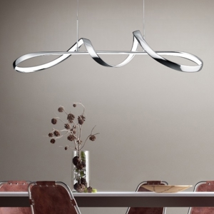 Lampadario da cucina cromato led 4000k design moderno