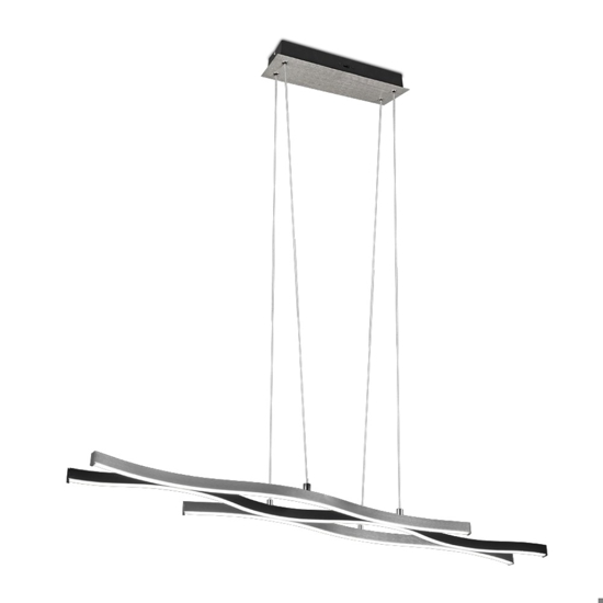 Lampadario onde per cucina led da 2300k a 4000k dimmerabile