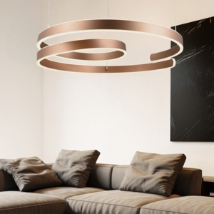 Lampadario nastro moderno led 3000k per salotto