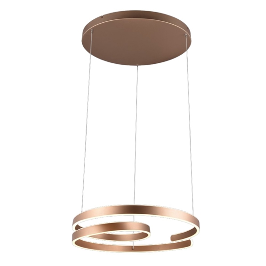 Lampadario nastro moderno led 3000k per salotto