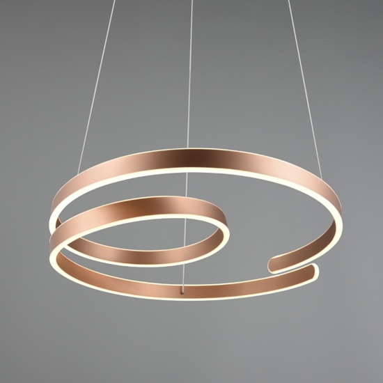 Lampadario nastro moderno led 3000k per salotto