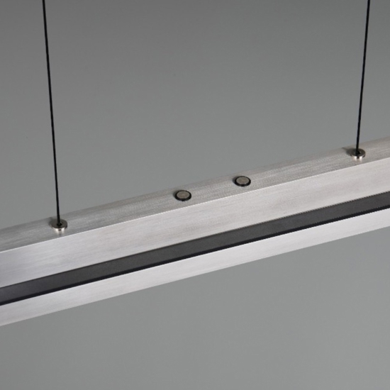 Lampadario per cucina nichel led 2700k a 5000k