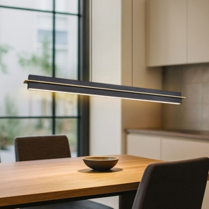 Lampadario per tavolo da cucina nero led da 2700k a 5000k dimmerabile