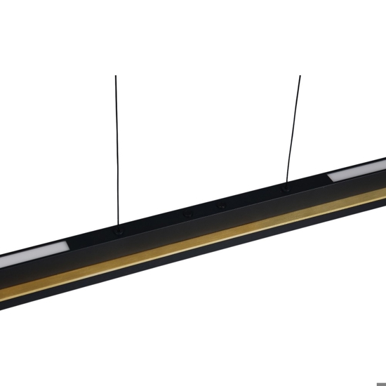 Lampadario per tavolo da cucina nero led da 2700k a 5000k dimmerabile