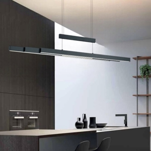 Lampadario da cucina nero led da 2700k a 5000k estendibile