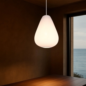 Lampadario da cucina a goccia bianco cavi regolabili