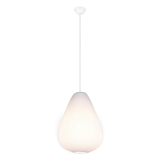 Lampadario da cucina a goccia bianco cavi regolabili