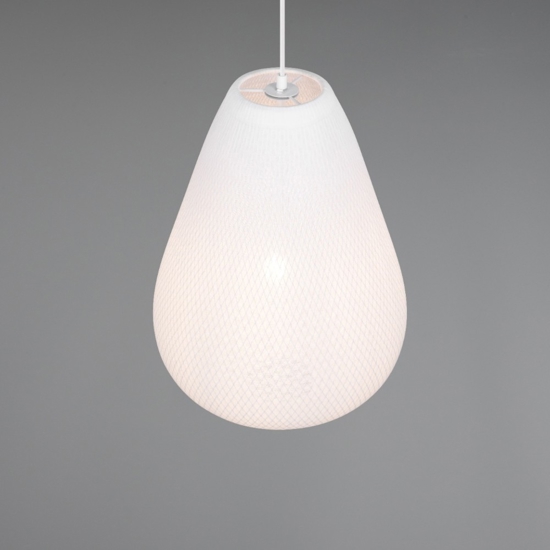 Lampadario da cucina a goccia bianco cavi regolabili