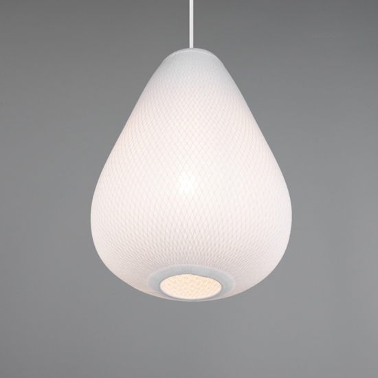 Lampadario da cucina a goccia bianco cavi regolabili