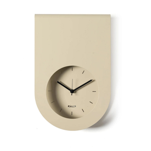 Orologio moderno da cucina crema design tondo