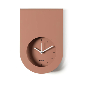 Orologio moderno da cucina design elegante color mousse