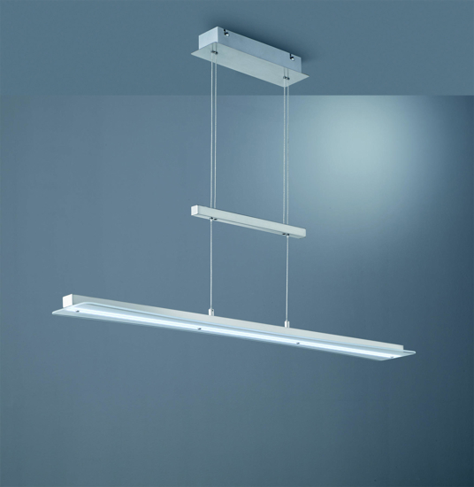 Lampadario a led cucina in vetro per tavolo 18w