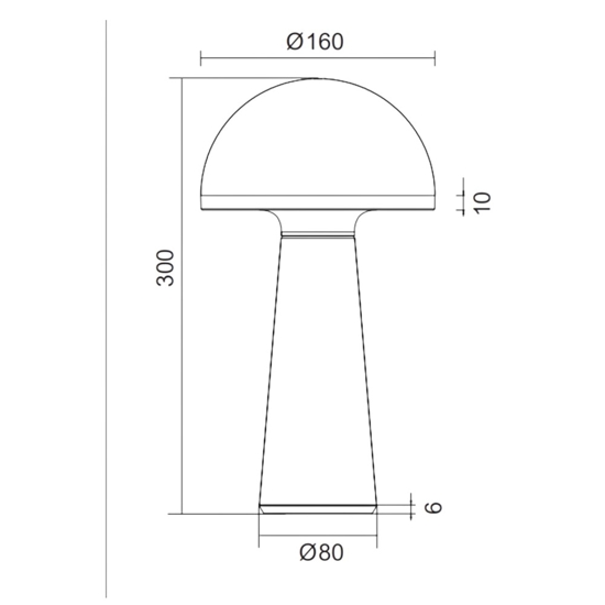 Lampada portatile senza fili sabbia led per esterno