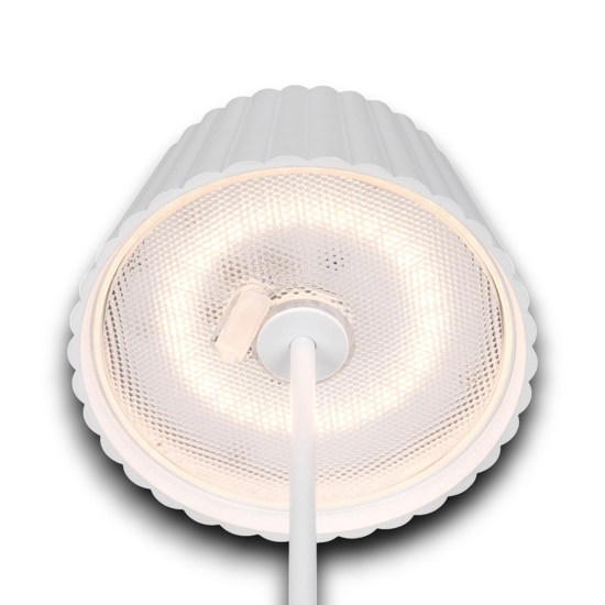Lampada portatile bianca senza fili per esterni