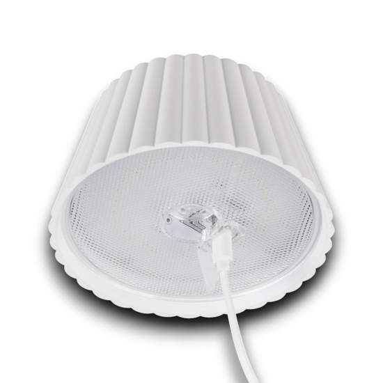 Lampada portatile bianca senza fili per esterni