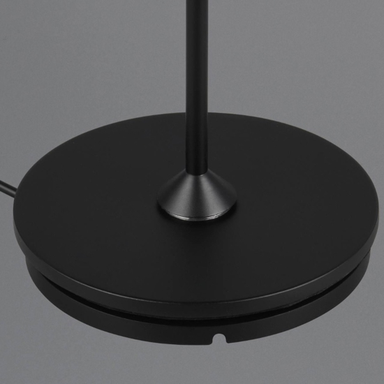 Lampada nera da tavolo ricaricabile per esterni portatile 3000k