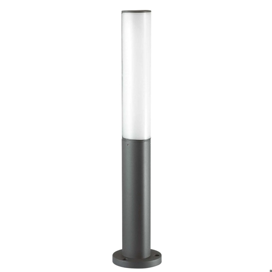 Etere pt 3000k ideal lux lampione moderno da esterno ip44 antracite led 9,5w