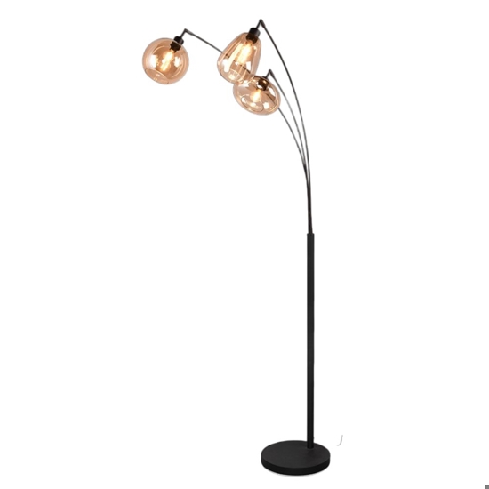 Lampada da terra moderna a tre luci pendenti per soggiorno