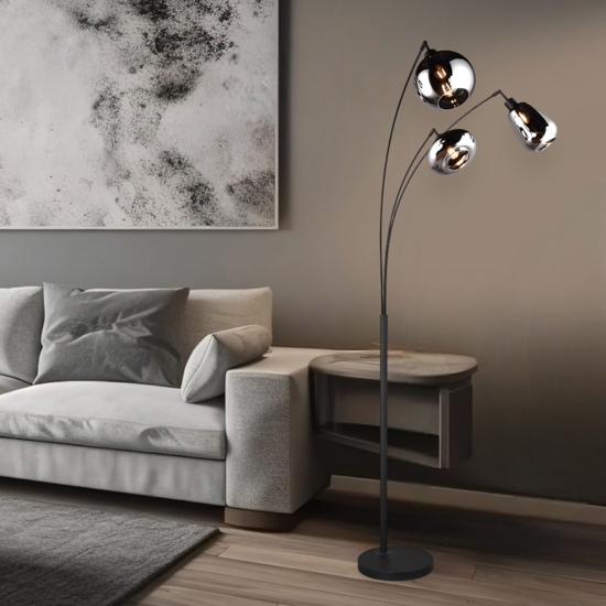 Lampada da terra tre luci design moderno originale