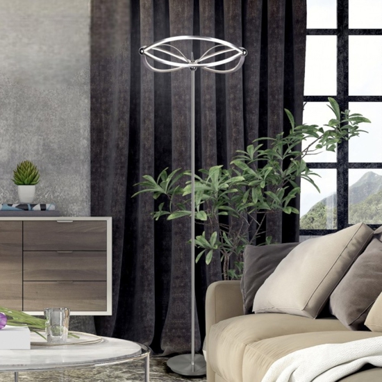 Lampada da terra moderna led 3000k per salotto h175 cm