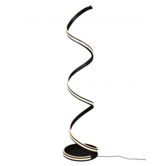 Lampada da terra nera design moderna led 34w 2300k 3000k 4000k
