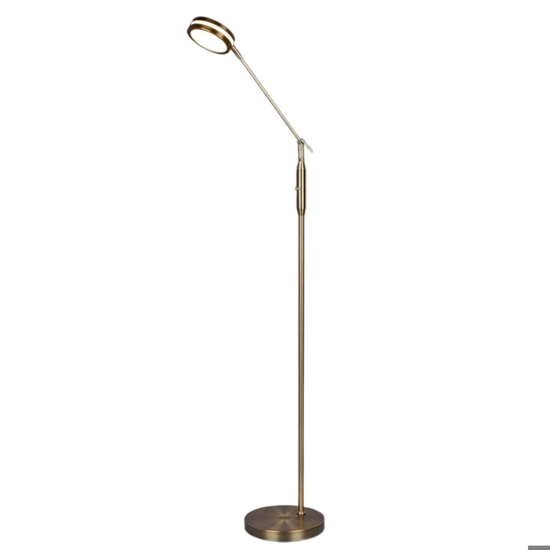 Lampada da terra per ufficio led da 2700k a 4000k color ottone