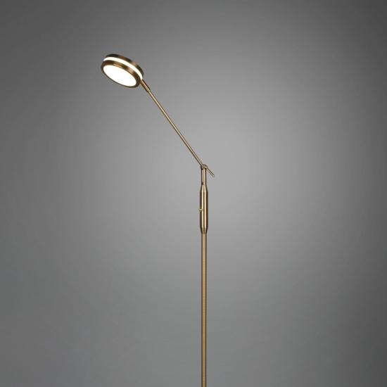 Lampada da terra per ufficio led da 2700k a 4000k color ottone