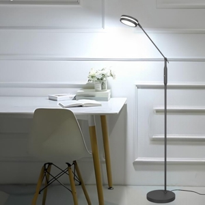 Lampada da terra moderna led da 2700k a 4000k antracite per ufficio